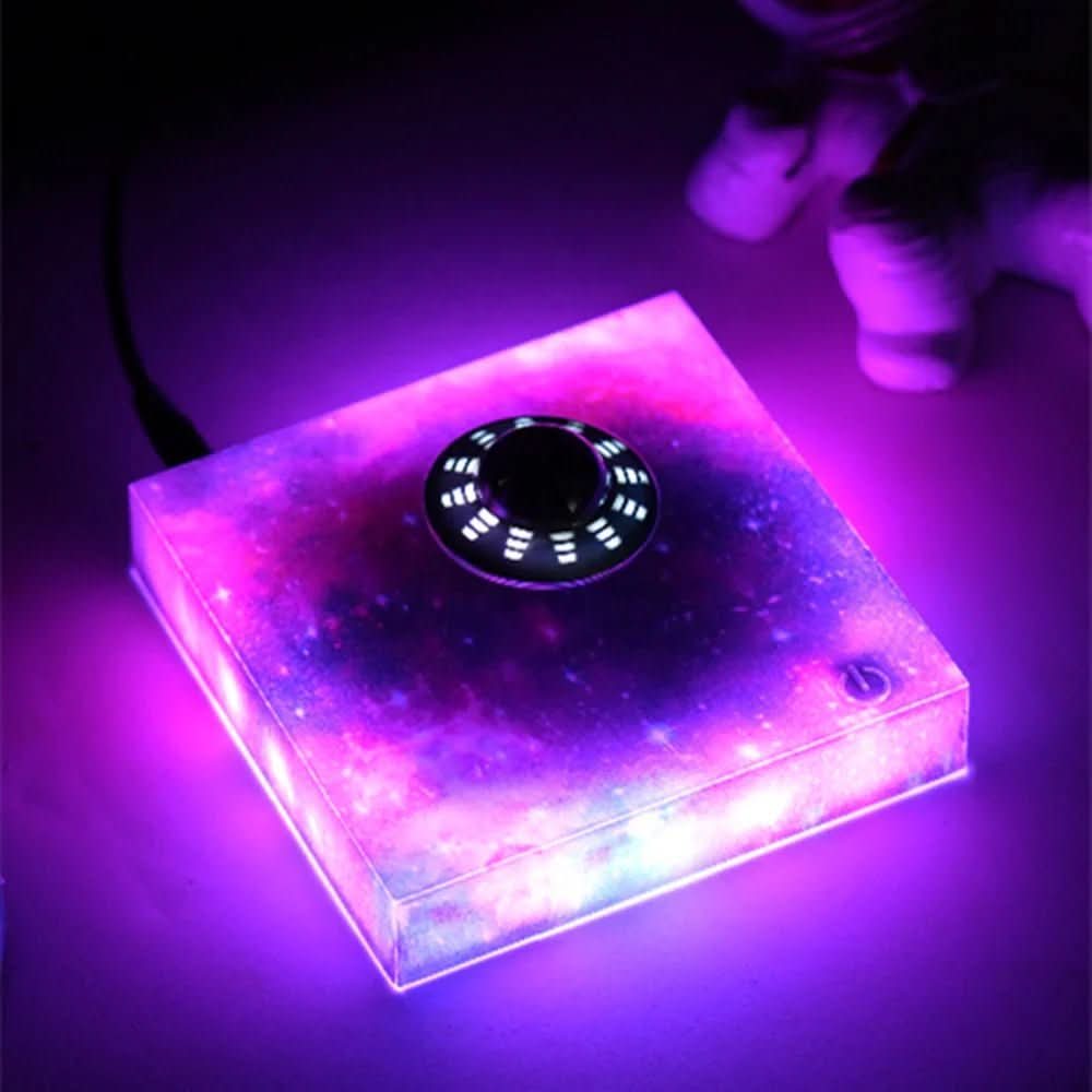 LumaSphere Floating LED Night Light with Spacecraft Design