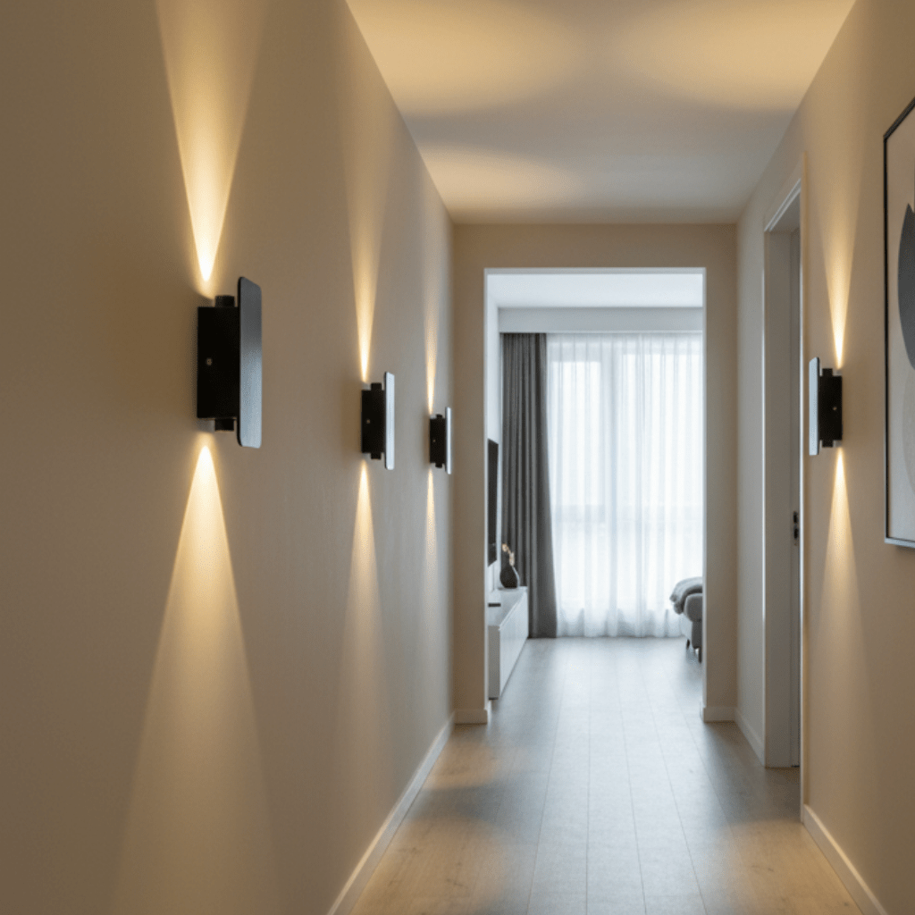 Elysian Glow Modern LED Wall Fixture for Chic Spaces