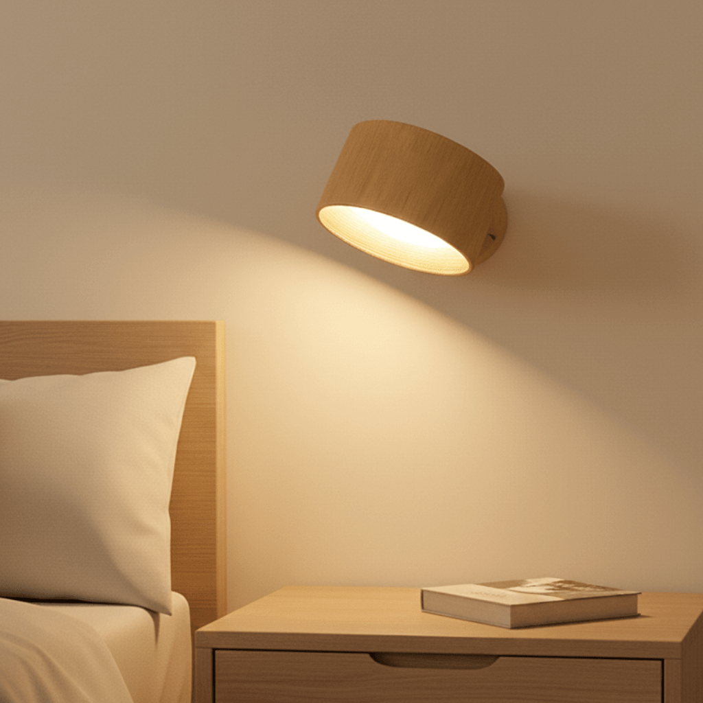 Swivel-Head Rechargeable LED Wall Lamp