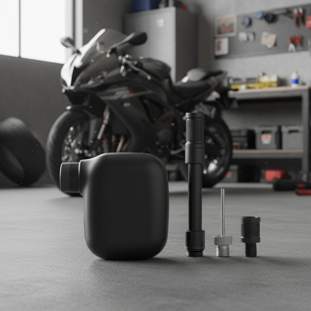 Compact USB-C Rechargeable Bike Pump with 100 PSI Power