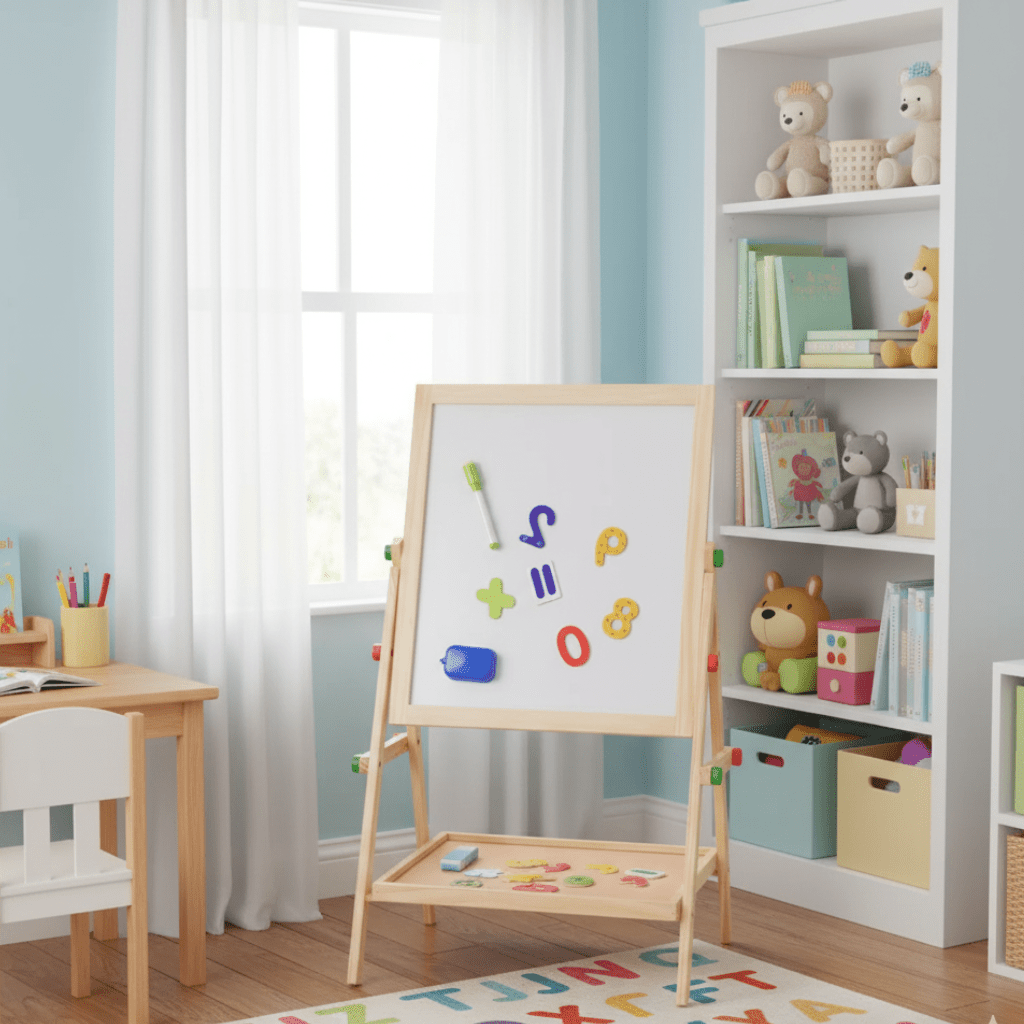 Inspire Creative Minds with the Dual-Surface Art Board for Kids