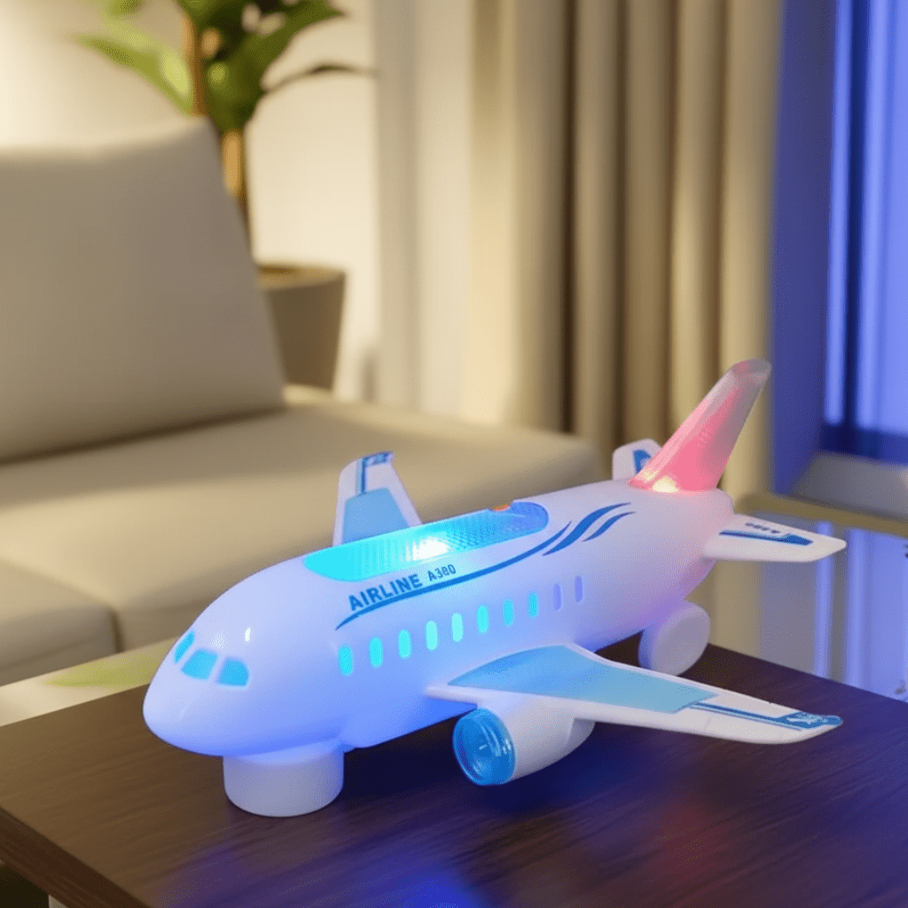AeroTwirl LED Flying Toy with 360-Degree Spin and Sound