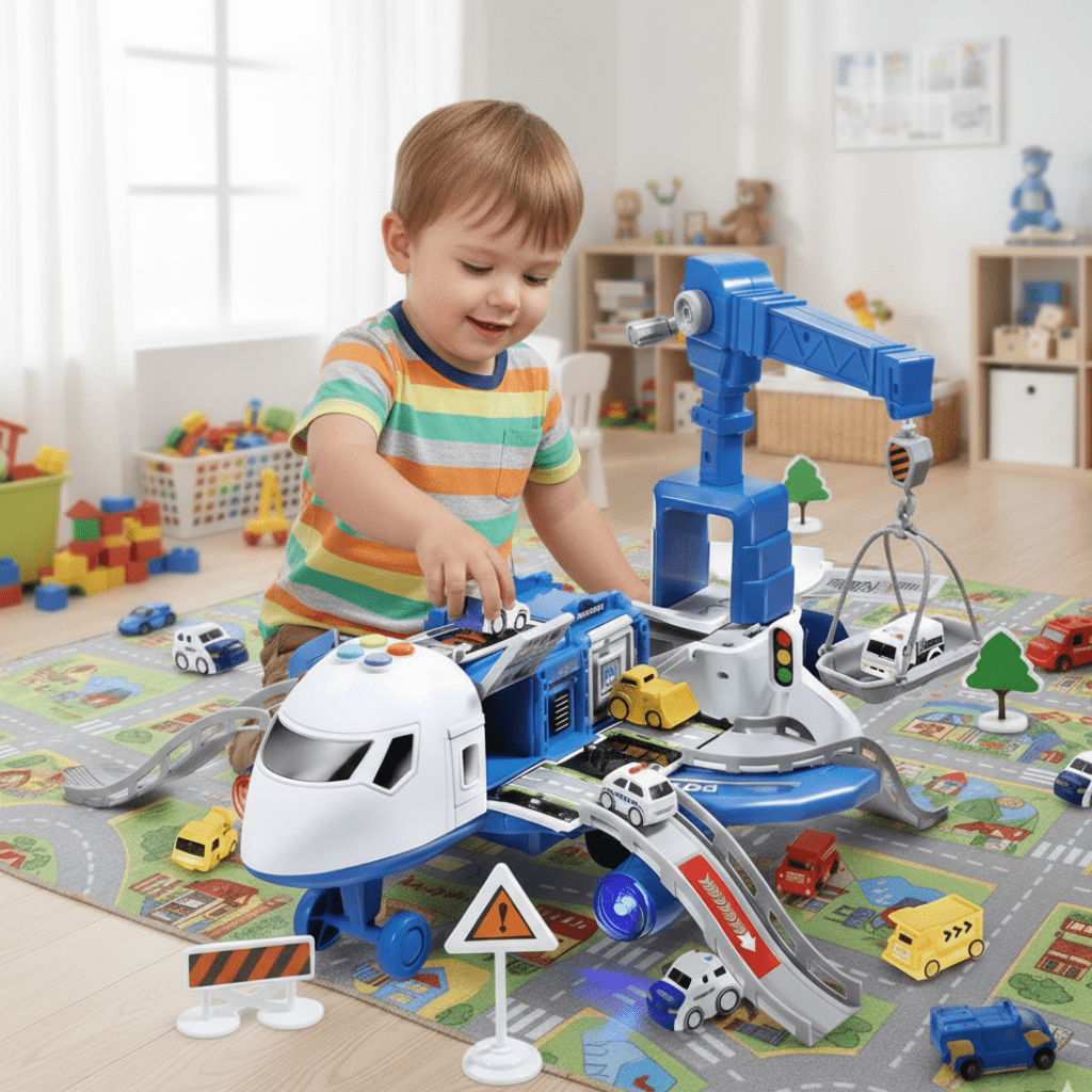 SkyHarmony Musical Stretchable Airplane Adventure Toy