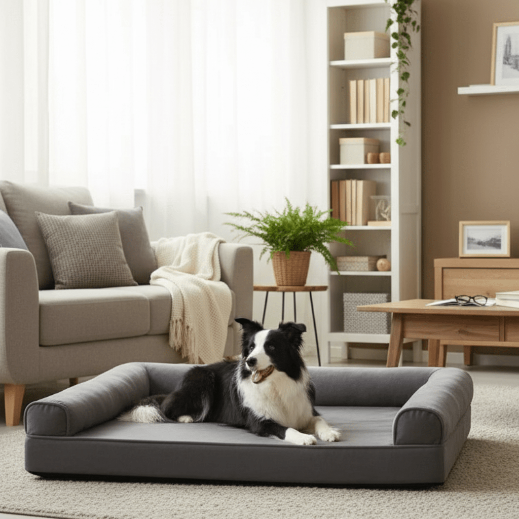 SereneRest Premium Orthopedic Dog Couch Bed