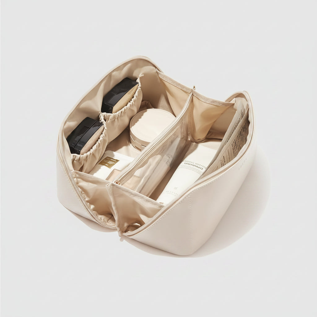 Spacious On-the-Go Makeup and Skincare Organizer