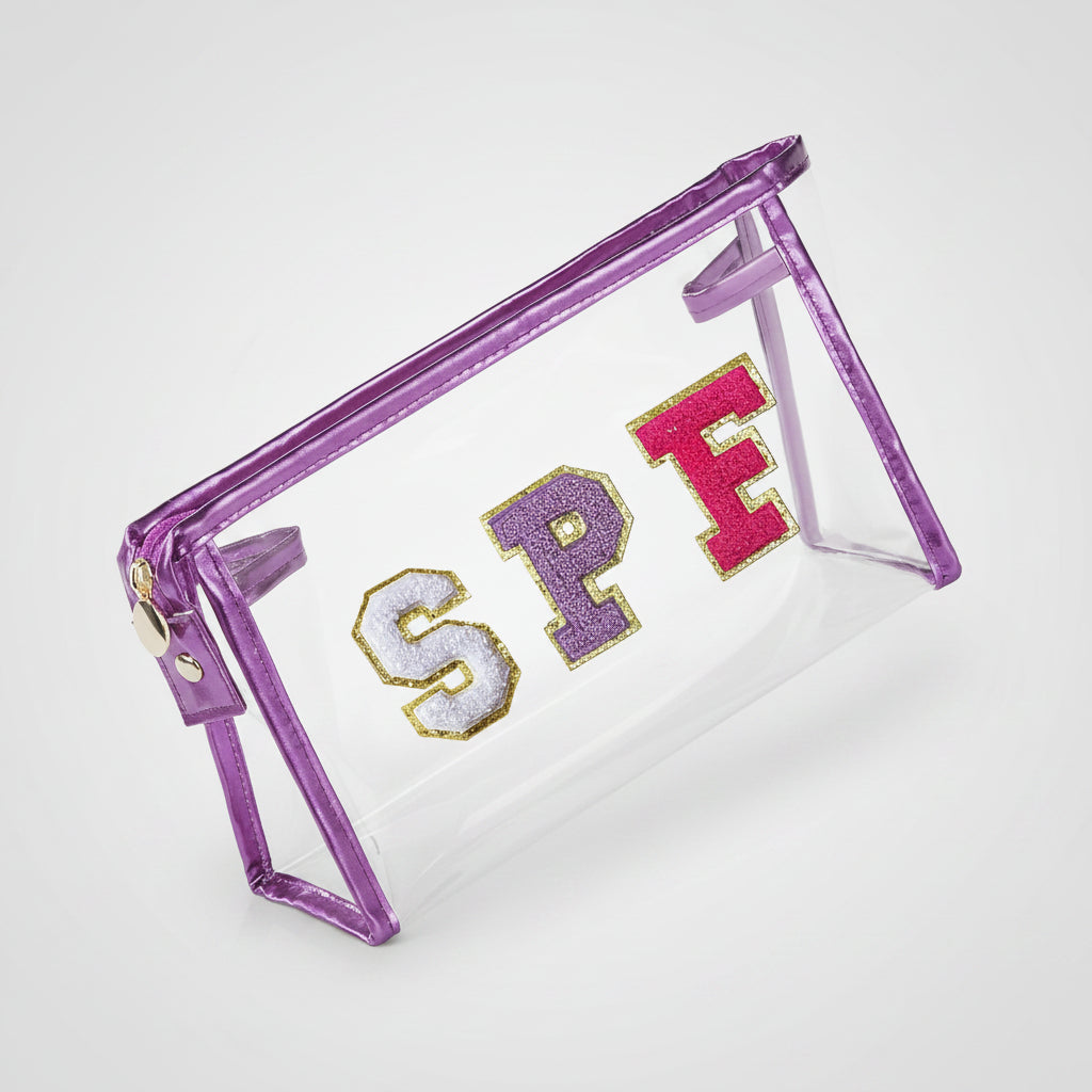 Transparent Travel Pouch for Beach and Daily Essentials