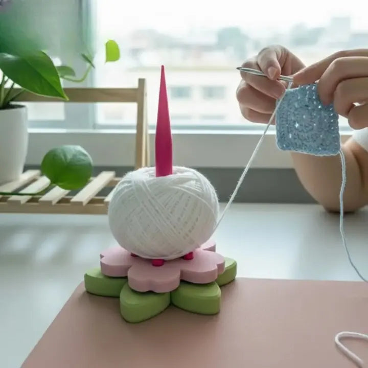 Effortless Yarn Winder for Knitting & Crocheting Projects