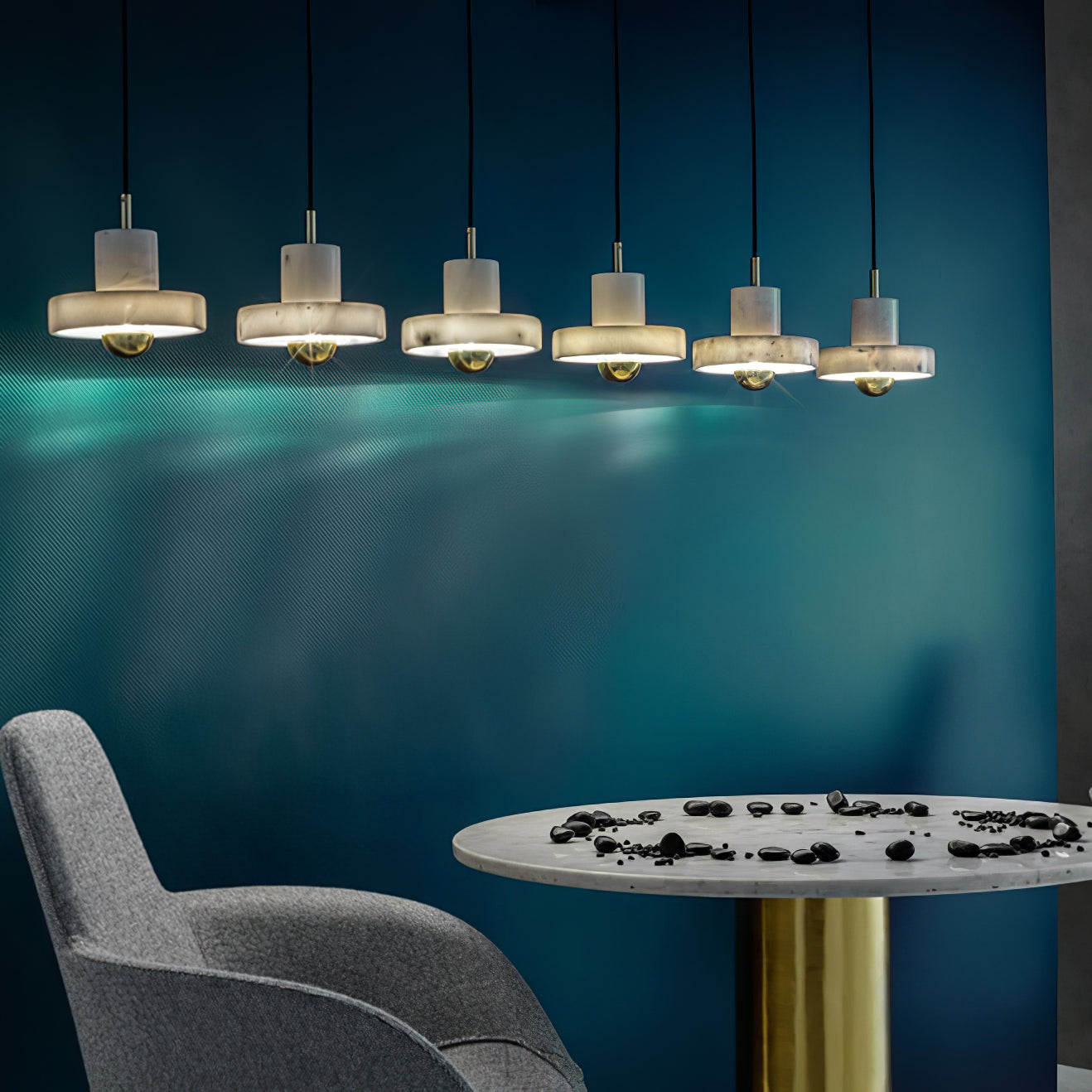 Elegance in Illumination: Marble Pendant Light for Chic Spaces
