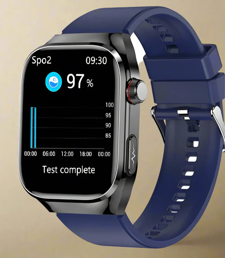 Health Monitoring Smartwatch – Waterproof with 24-Hour ECG Tracking