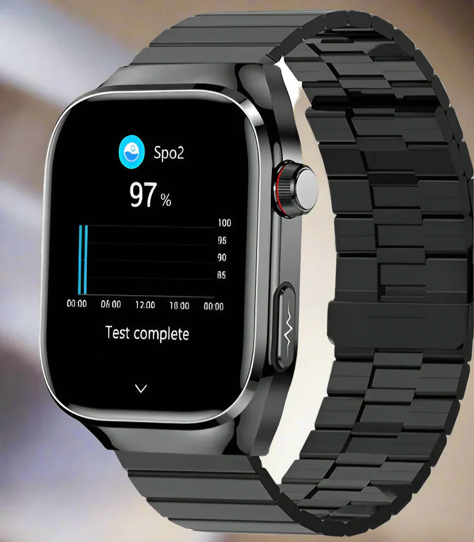 Health Monitoring Smartwatch – Waterproof with 24-Hour ECG Tracking