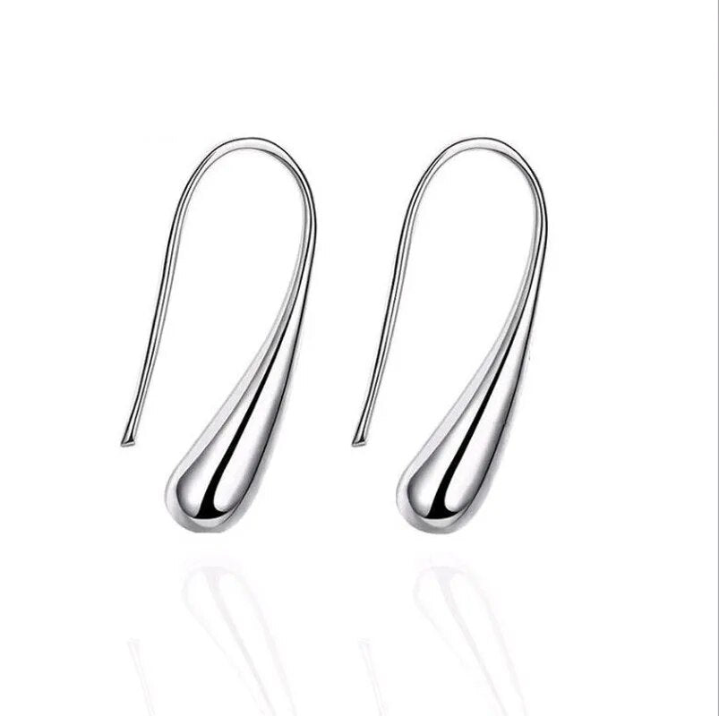 Luxe Drops | Women's 4-Piece Silver Jewelry Ensemble