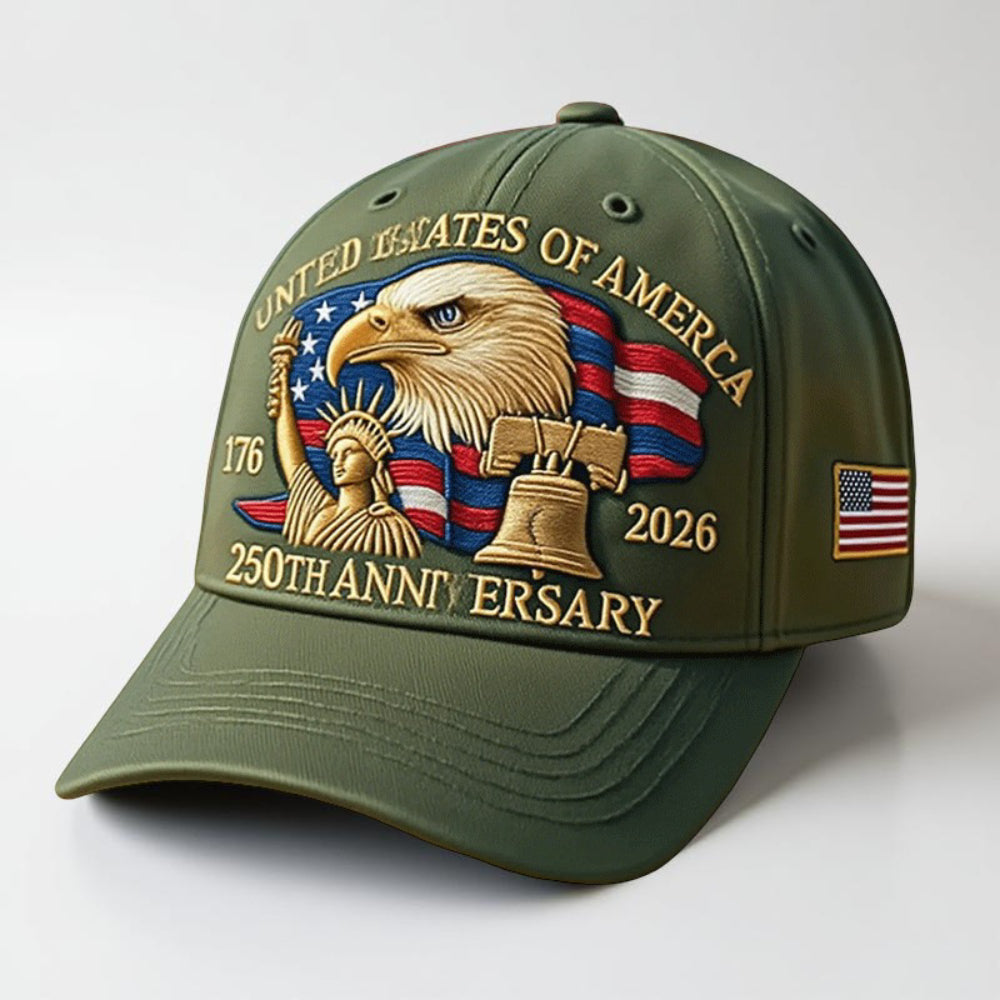 Veteran's Tribute Eagle 250th Anniversary Cap