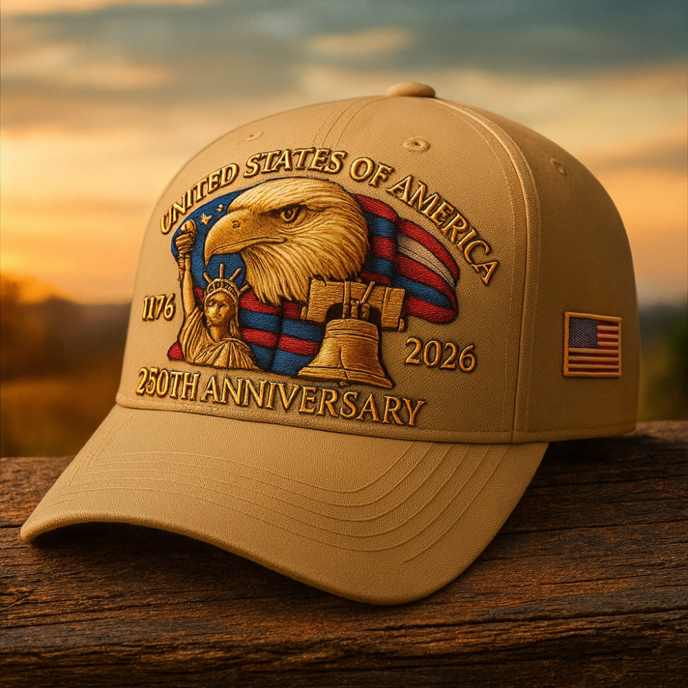 Veteran's Tribute Eagle 250th Anniversary Cap