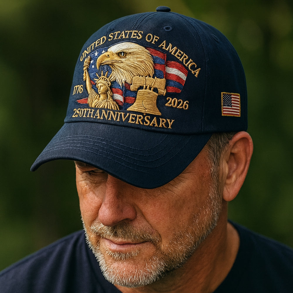 Veteran's Tribute Eagle 250th Anniversary Cap
