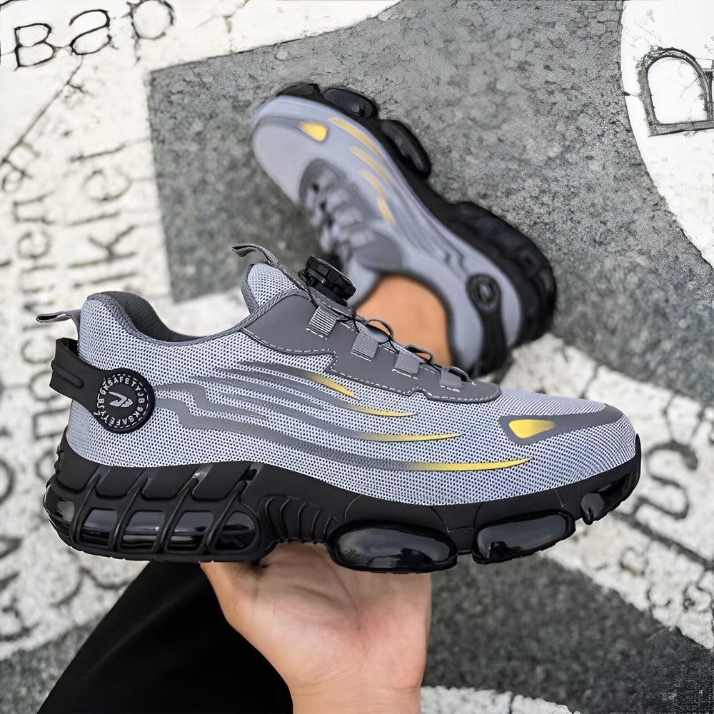 Ultimate Men's Work Shoes with Steel Toe and Slip Resistance