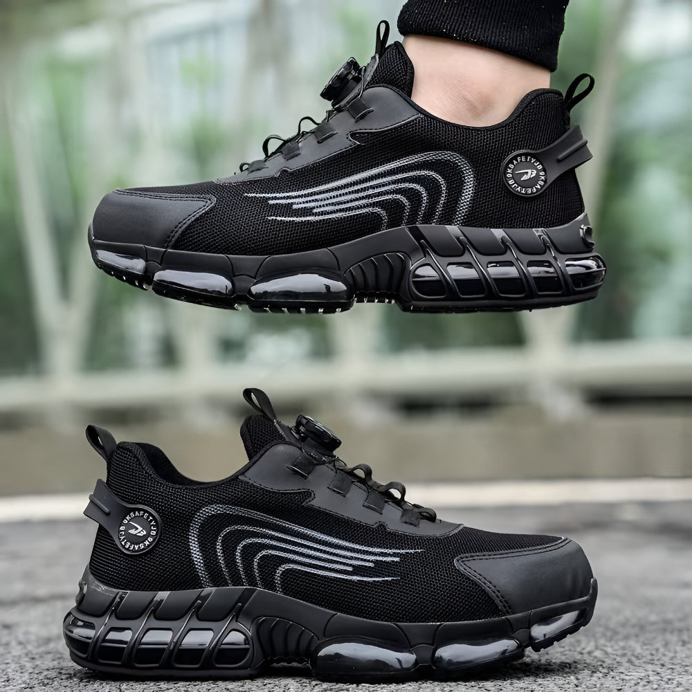 Ultimate Men's Work Shoes with Steel Toe and Slip Resistance