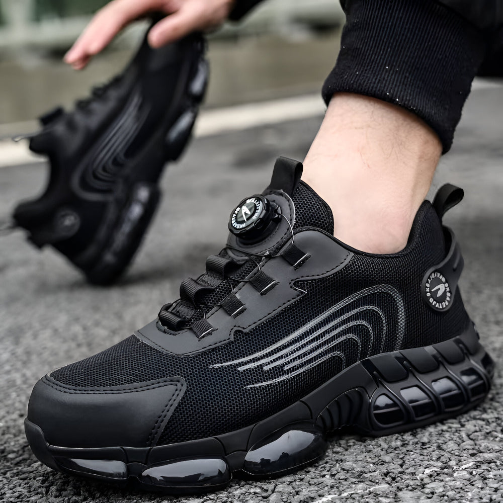 Ultimate Men's Work Shoes with Steel Toe and Slip Resistance