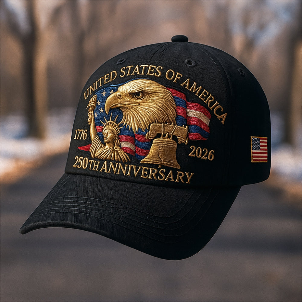 Patriotic Eagle Embroidered Cap for Everyday Wear