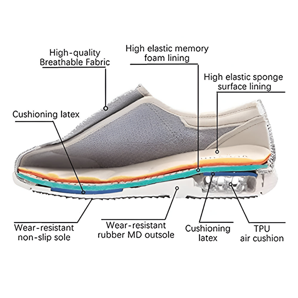 Comfort-Focused Slip-On Walking Shoes for Men
