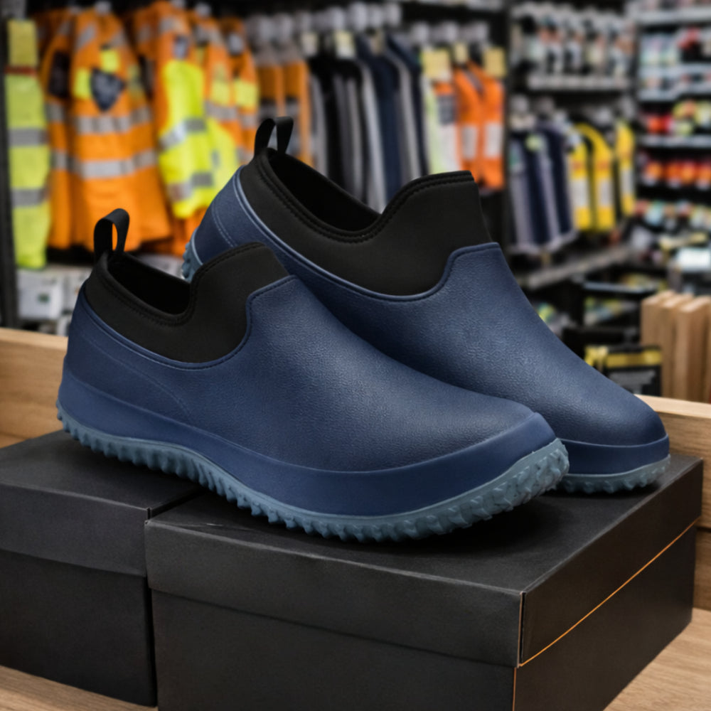 Men's Easy Slip-On Work Shoes with Superior Grip for Job Sites