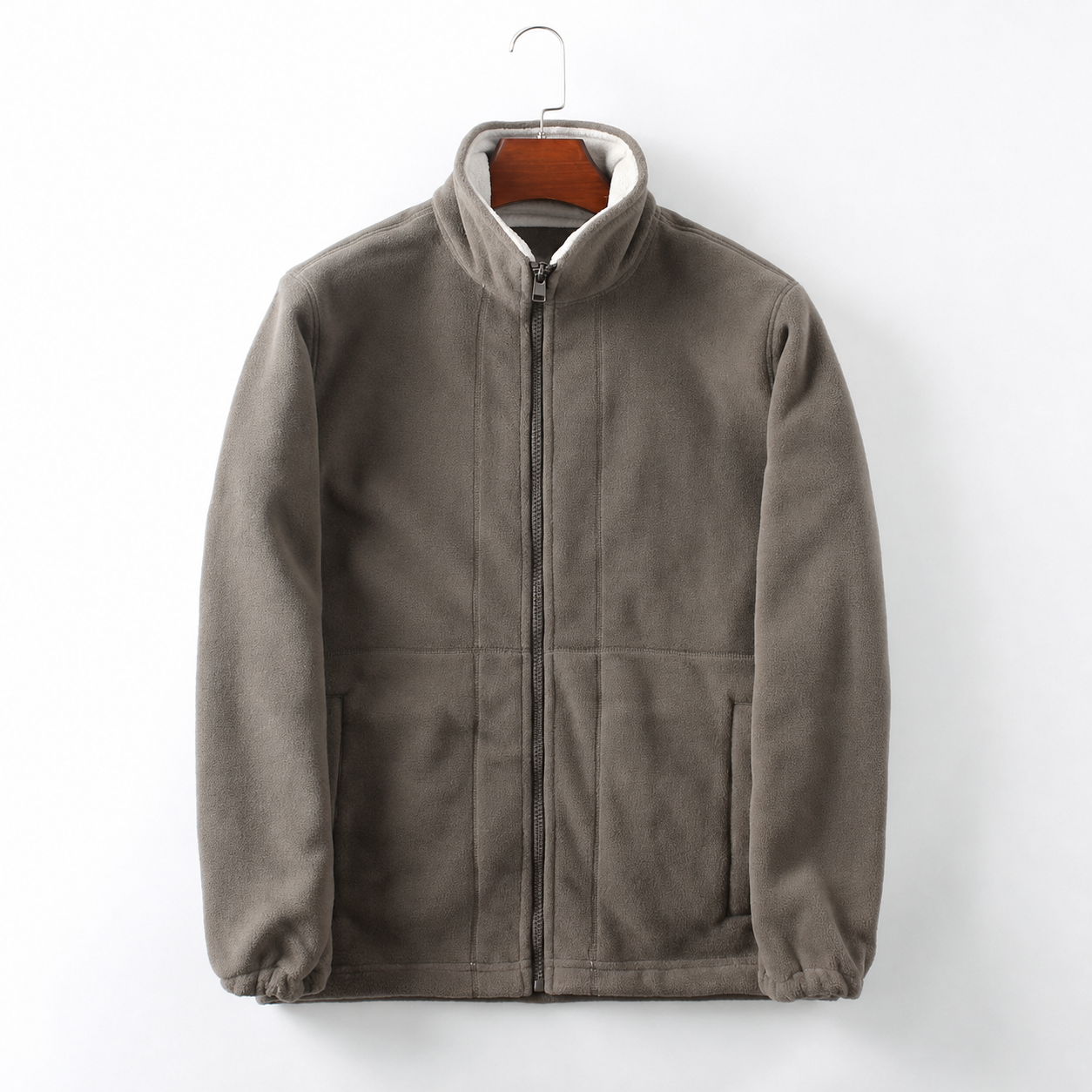 Men's Versatile Outdoor Jacket with Zip-Up Collar