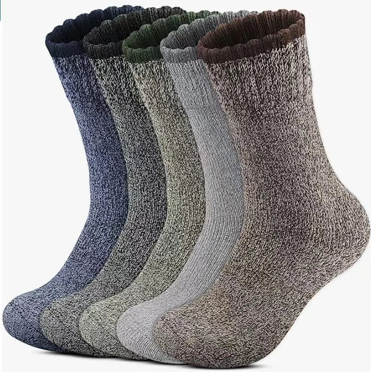 Unisex Merino Wool Hiking Socks with Extra Cushioning for Comfort