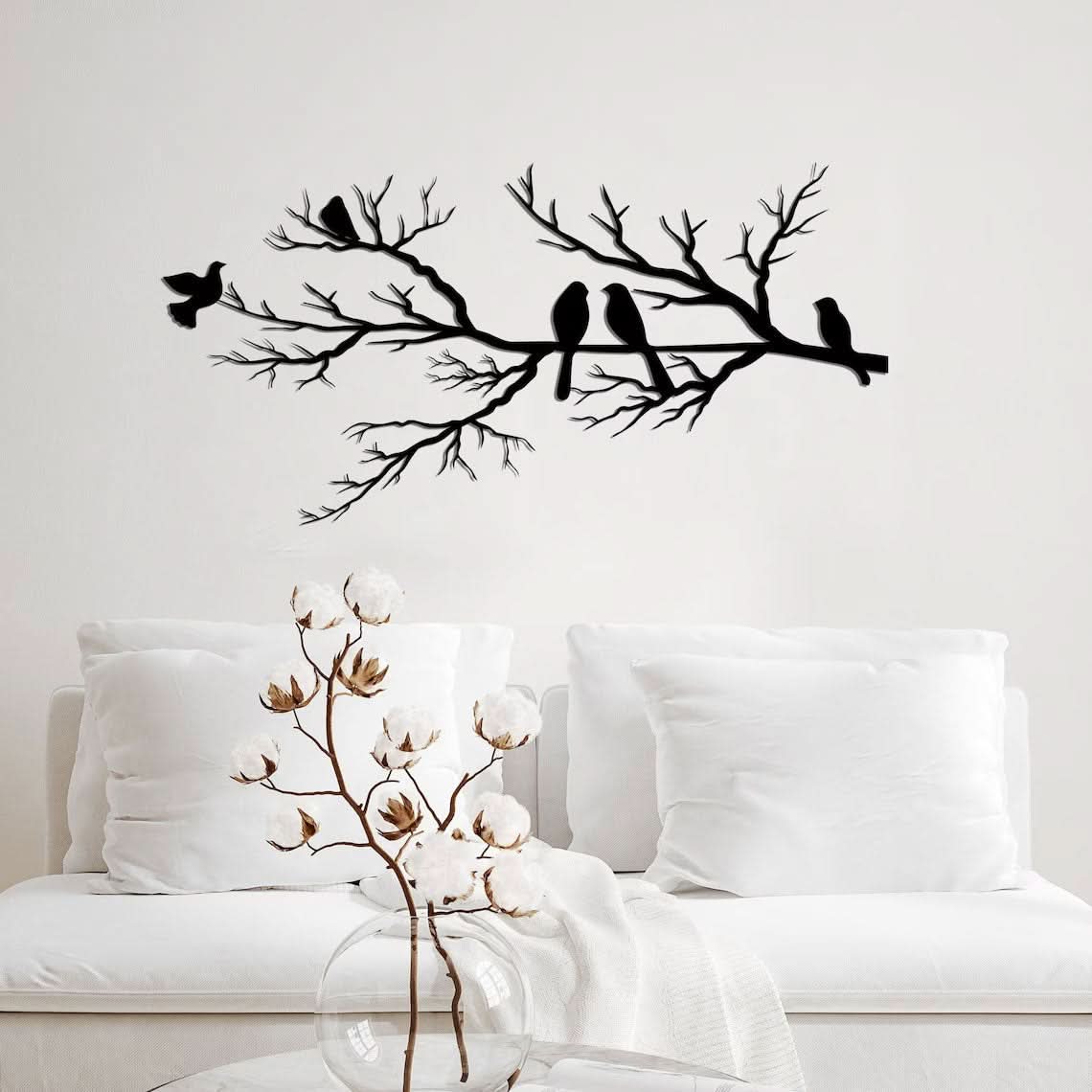 Serene Aviary Metal Wall Decor for Stylish Spaces