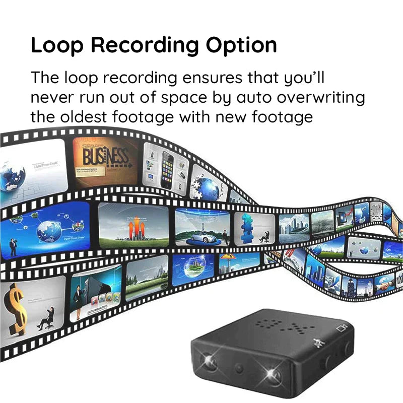 Micro HD Video Camera with WiFi and Audio Capability