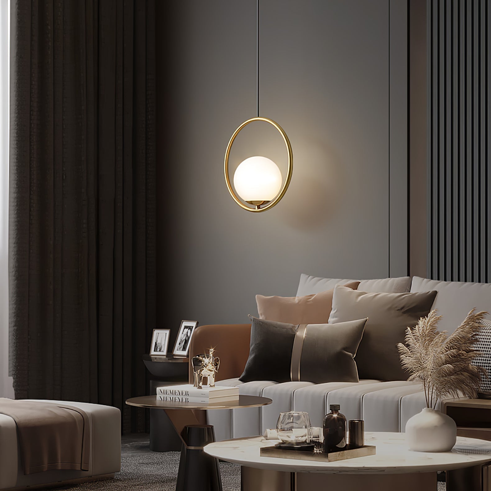 LuxeGlow Pendant Light for Stylish Home Environments