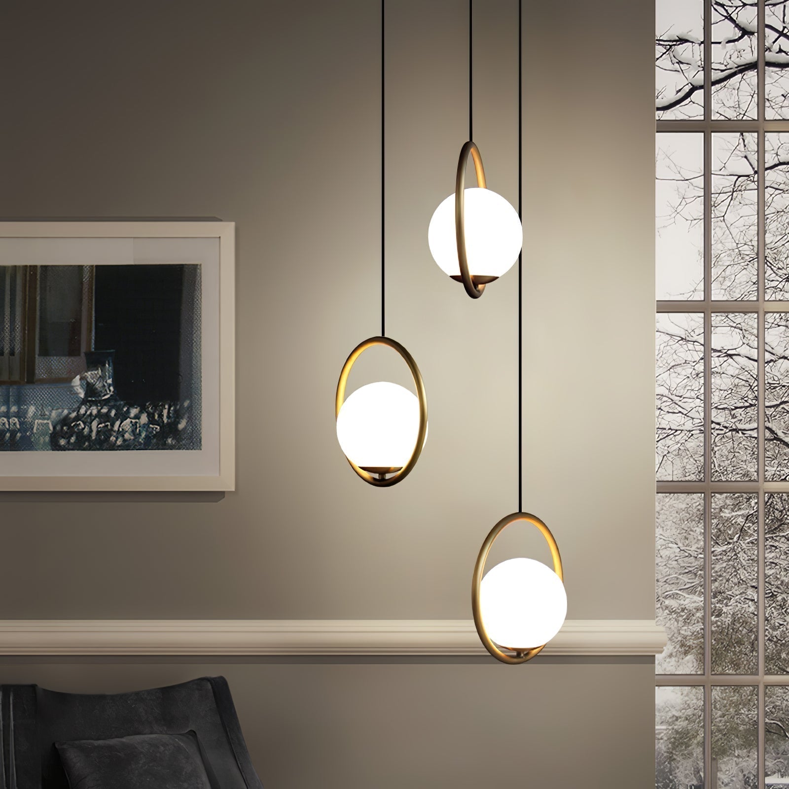 LuxeGlow Pendant Light for Stylish Home Environments