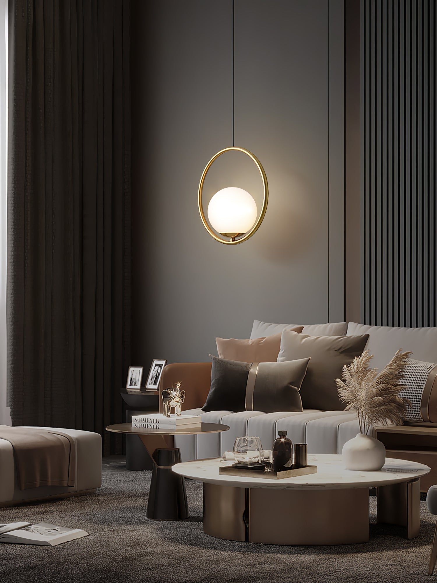 LuxeGlow Pendant Light for Stylish Home Environments