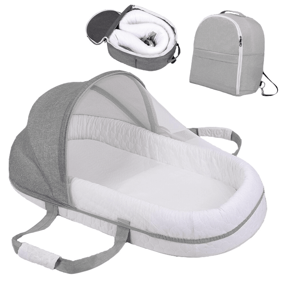 Foldable Pop-Up Mosquito Tent Bed for Babies | Cotton | 0-18 Months | Travel & Home