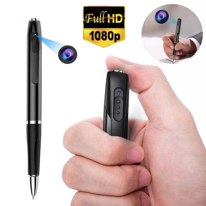 Compact Digital Voice and Video Recorder Pen for Business Meetings 1080P