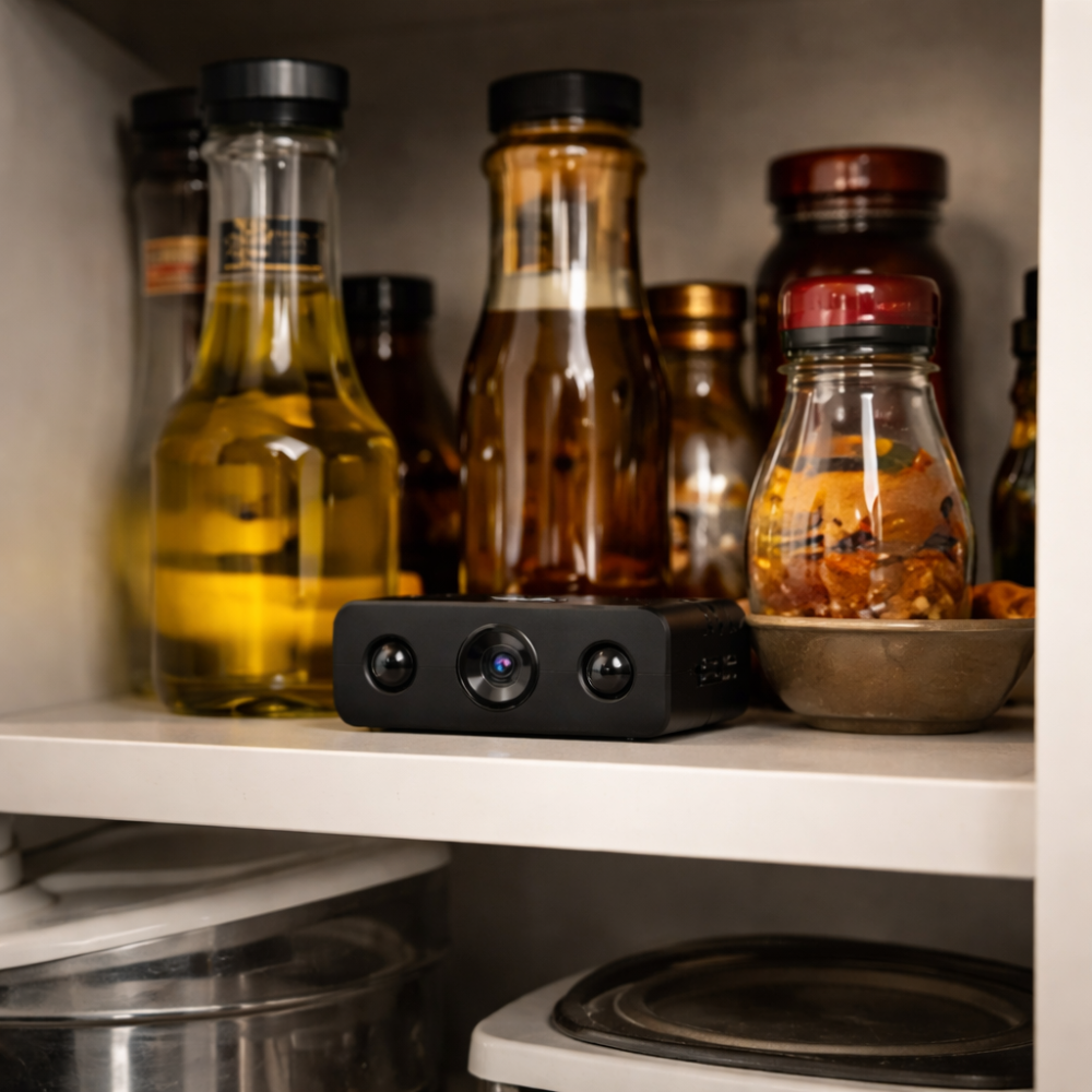 Pocket-Sized HD Surveillance Camera with Smart Motion Alerts