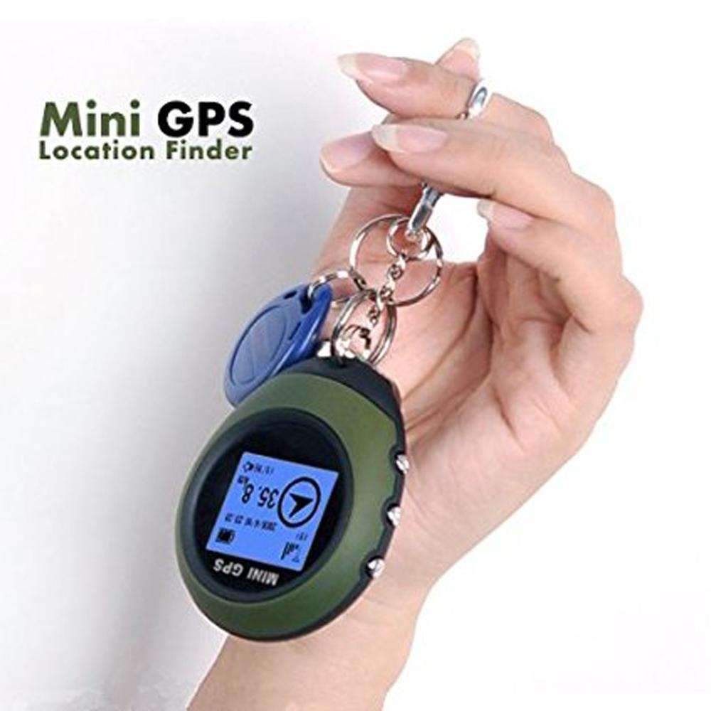 Compact GPS Tracking Device – Keychain Navigator with Distance Log for Outdoors