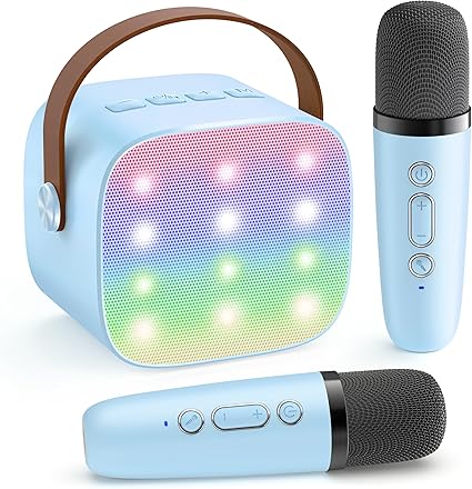 All-in-One Portable Karaoke Machine with Bluetooth and Mic Set