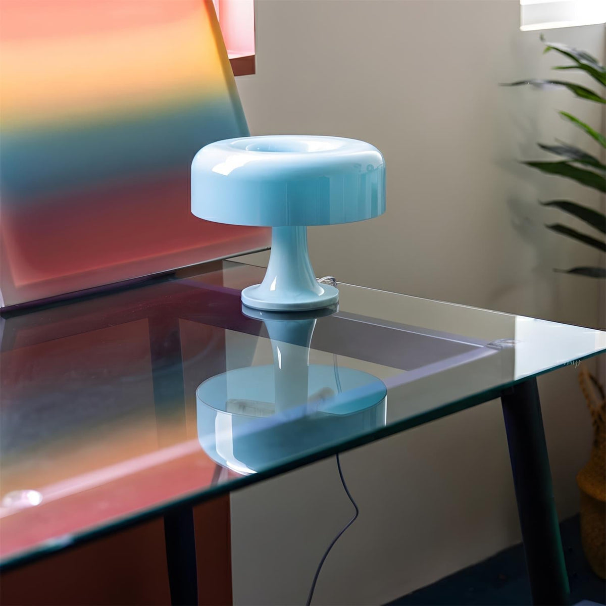 Sleek Acrylic Table Lamp – Modern Light in 5 Stylish Hues