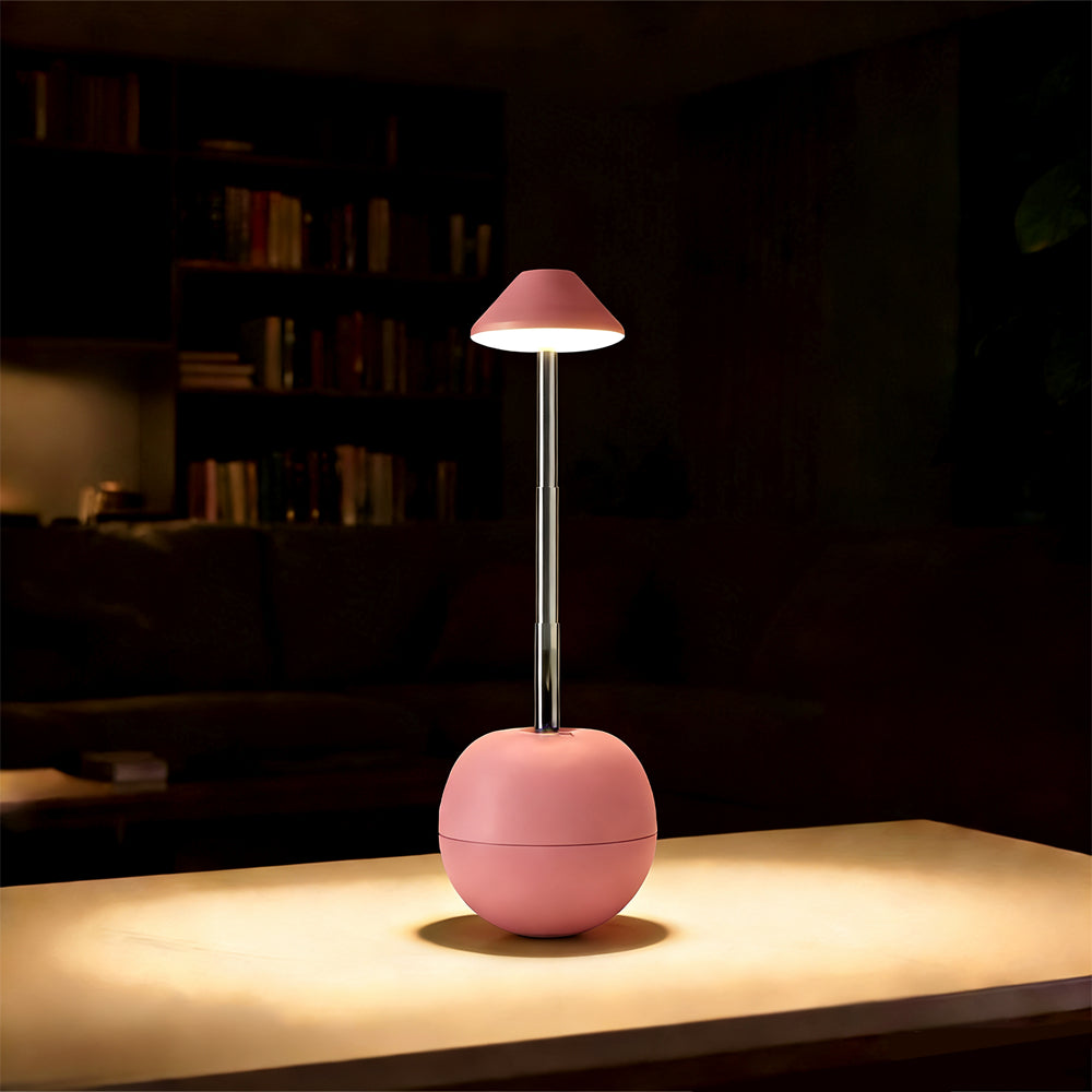 Sleek Rechargeable LED Lamp - Height Adjustable for Any Space