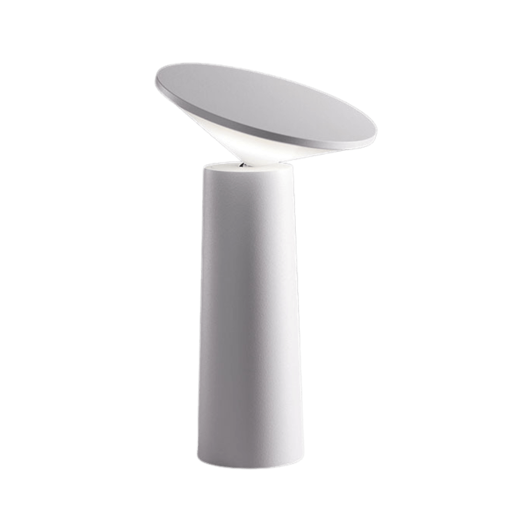 Sleek Rechargeable LED Desk Lamp with Adjustable Shade and Brightness