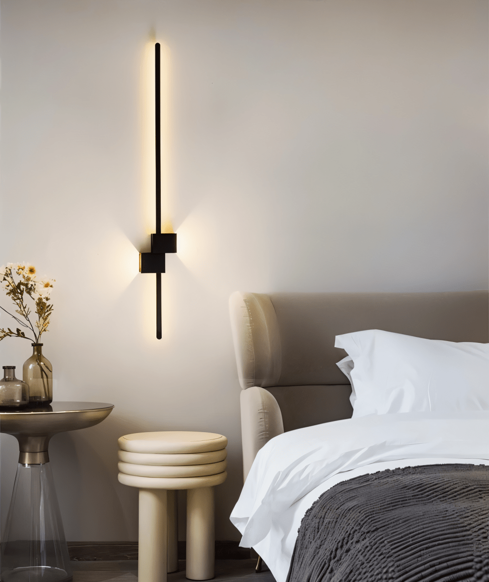 SleekGlow Contemporary LED Wall Fixture for Chic Spaces
