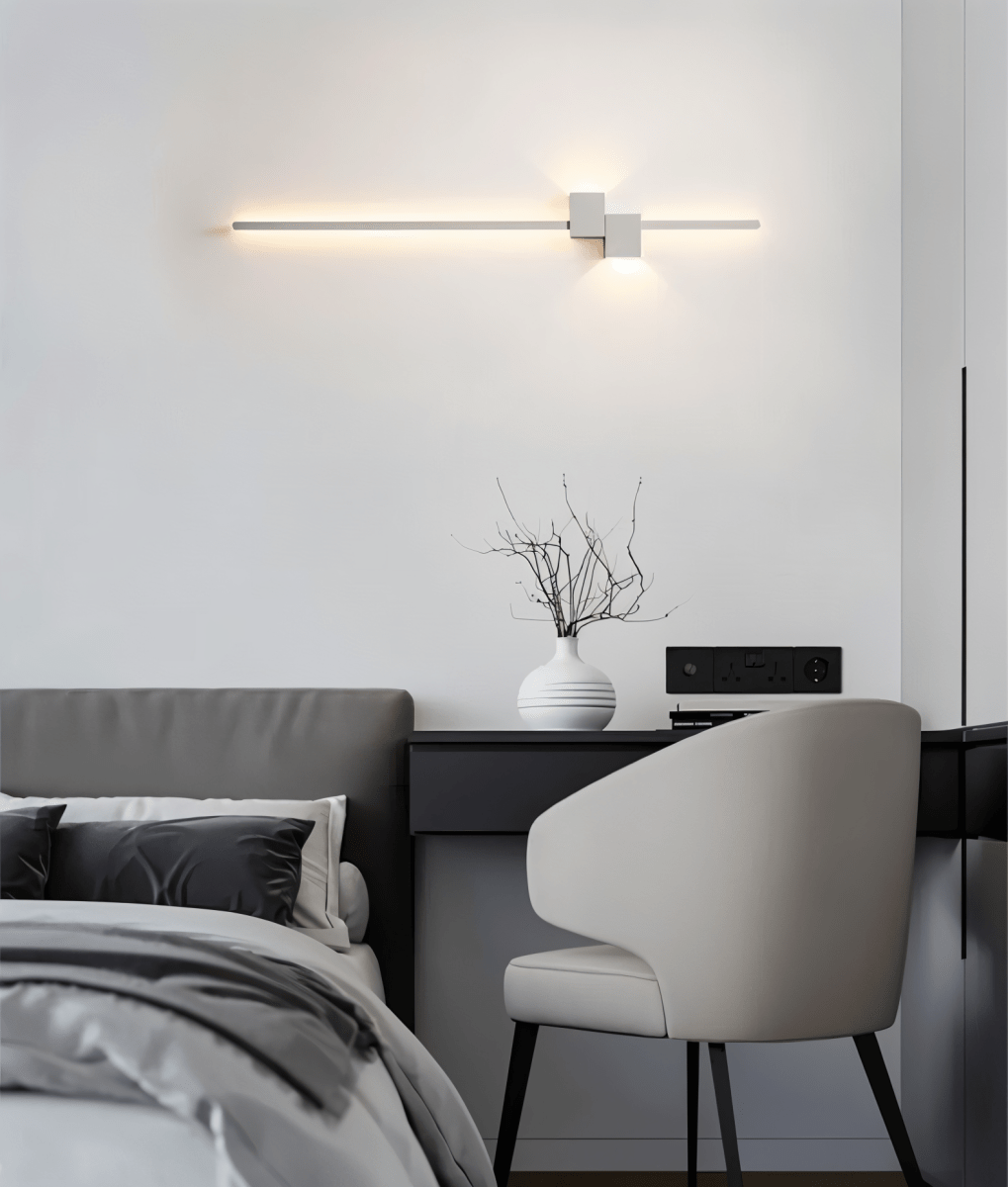 SleekGlow Contemporary LED Wall Fixture for Chic Spaces