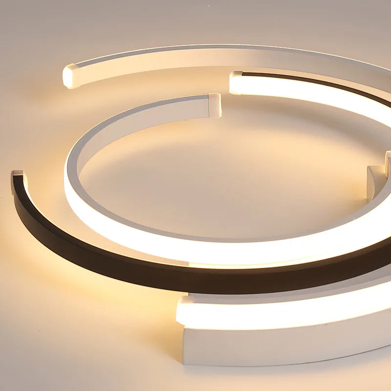 RadiantGlow Sleek LED Ceiling Light for Modern Interiors