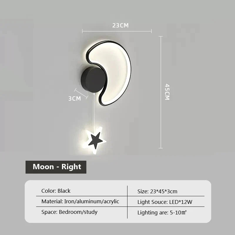 Celestial Haven Night Sky Wall Light for Dreamy Spaces