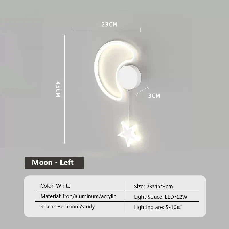 Celestial Haven Night Sky Wall Light for Dreamy Spaces