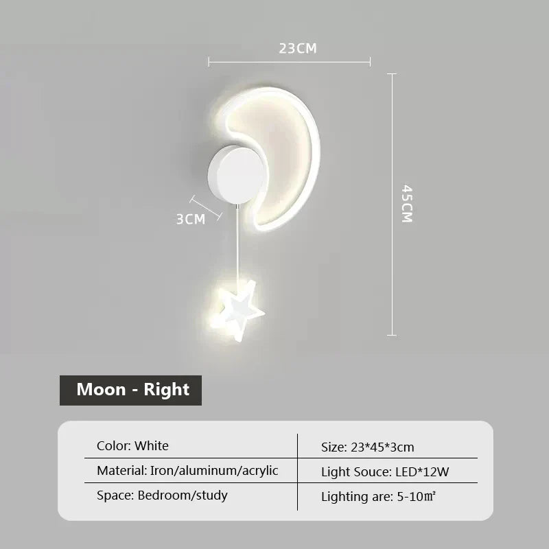 Celestial Haven Night Sky Wall Light for Dreamy Spaces