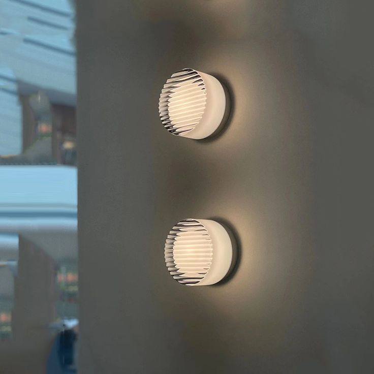 5W Glass and Metal LED Wall Light - IP20 Rated, 13.5cm