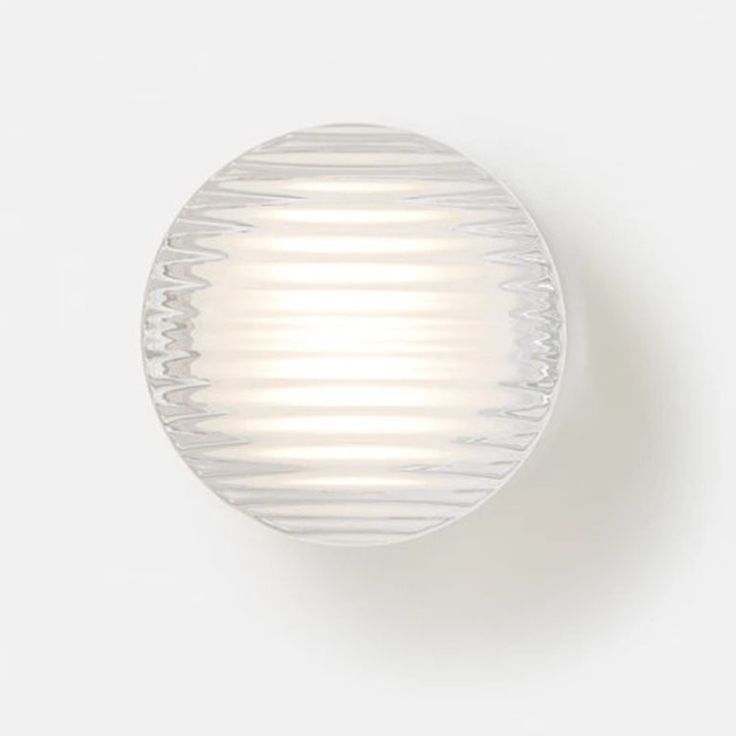 5W Glass and Metal LED Wall Light - IP20 Rated, 13.5cm