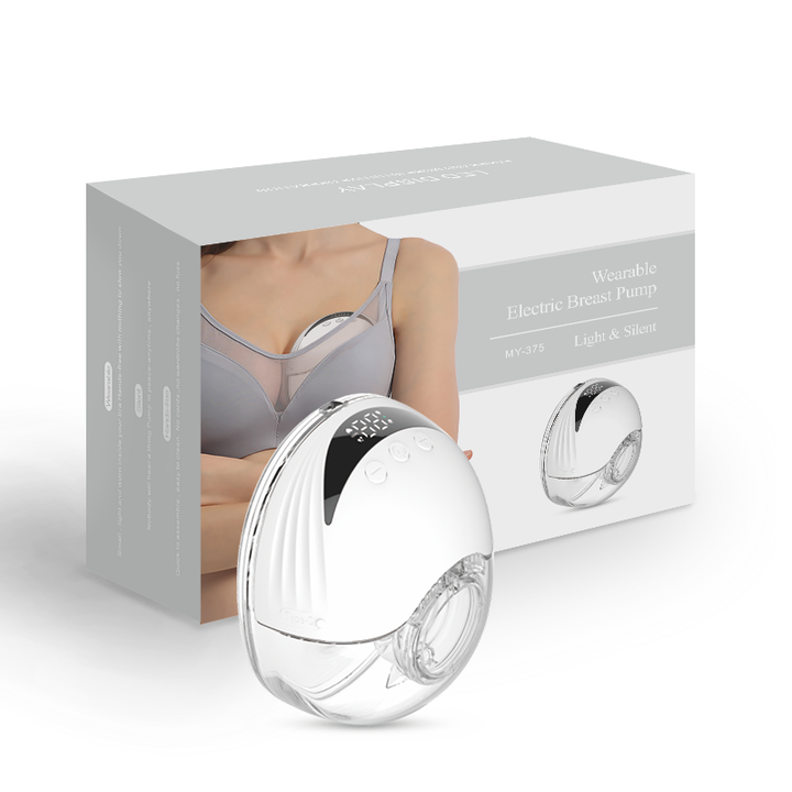 Portable Electric Breast Pump – 4 Settings, 12 Intensities, 210ml, BPA-Free Silicone, USB Rechargeable