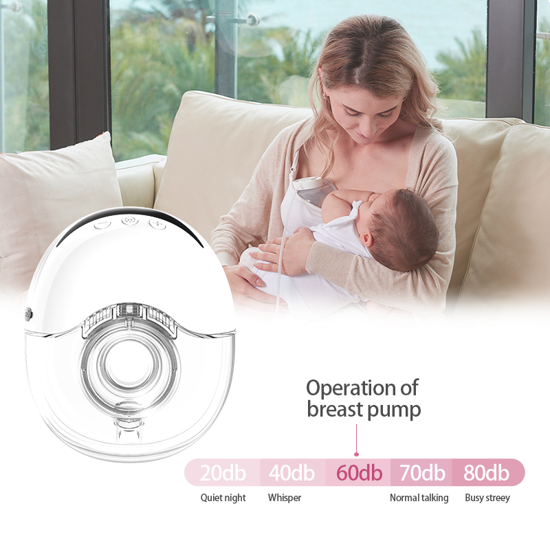 Portable Electric Breast Pump – 4 Settings, 12 Intensities, 210ml, BPA-Free Silicone, USB Rechargeable