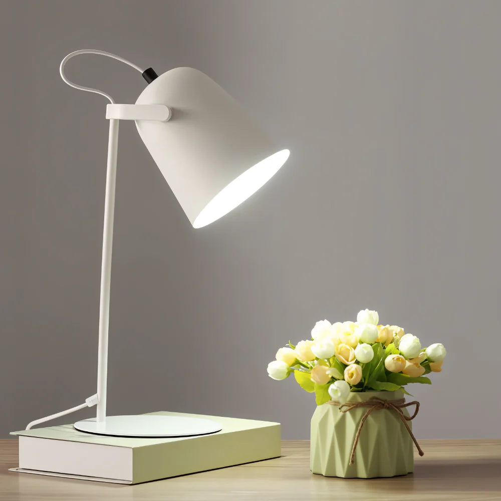 Sleek Adjustable Desk Lamp with Rotating Shade